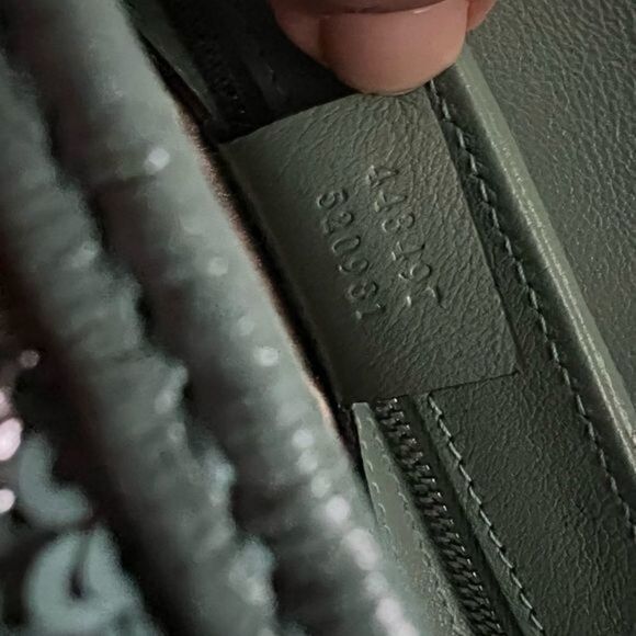 GUCCI Marmont Sequin Shoulder Leather Handbag - Picture 14 of 16